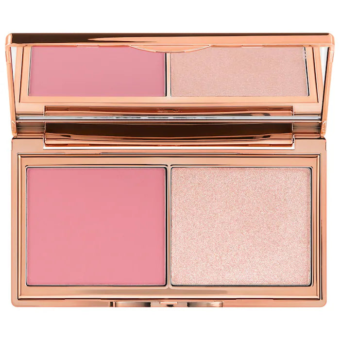 Mini Paleta de Colorete e Iluminador Hollywood Blush & Glow CHARLOTTE TILBURY
