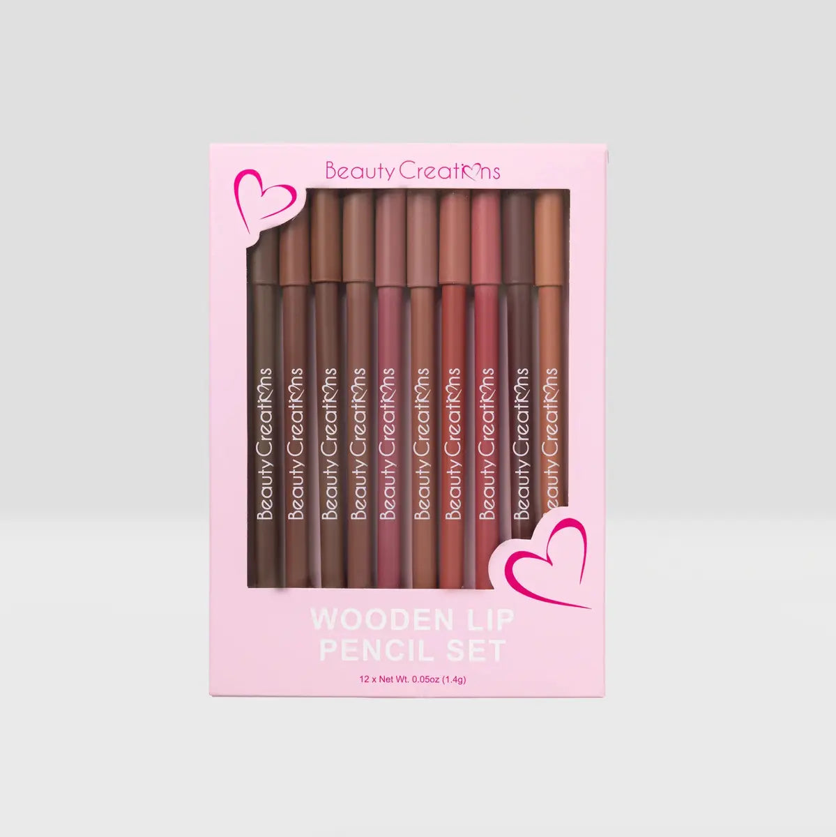 Wooden Lip Pencil Set BEAUTY CREATIONS